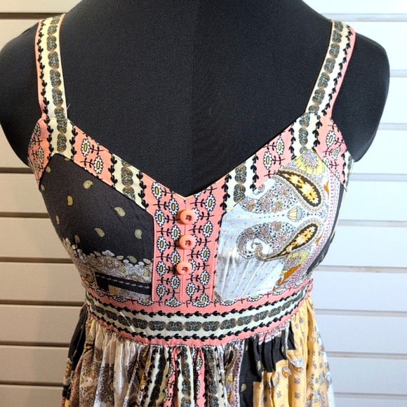 Matilda Jane Maxi Adventure Begins Perfectly Paisley Patchwork Dress Size S NWT - Picture 4 of 12